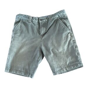 Charles And‎ A Half Mens Shorts Size 32 Khaki Green Front And Back Pockets